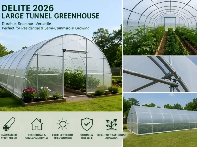INDUSTRINYHETER: DELITE 2026 Large Tunnel Greenhouse Series sätter nya standa...
